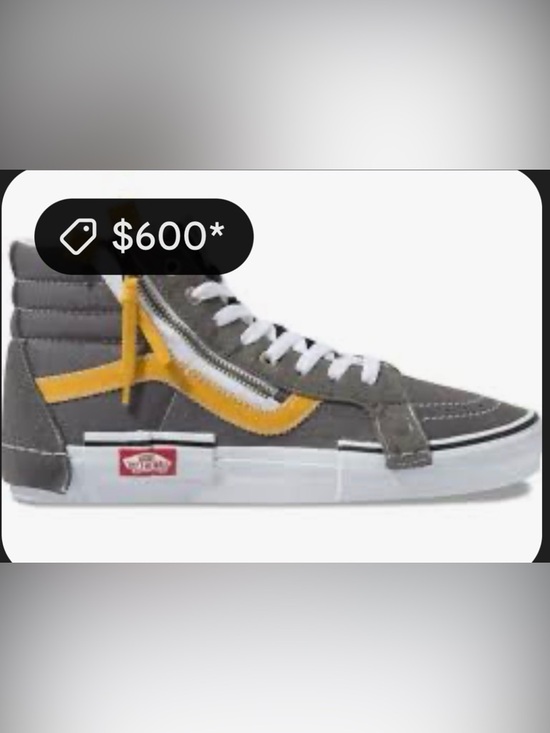 Vans Shoes - Vans Cream and White Canvas High-Top Sneaker us Men 5 / us women 6.5